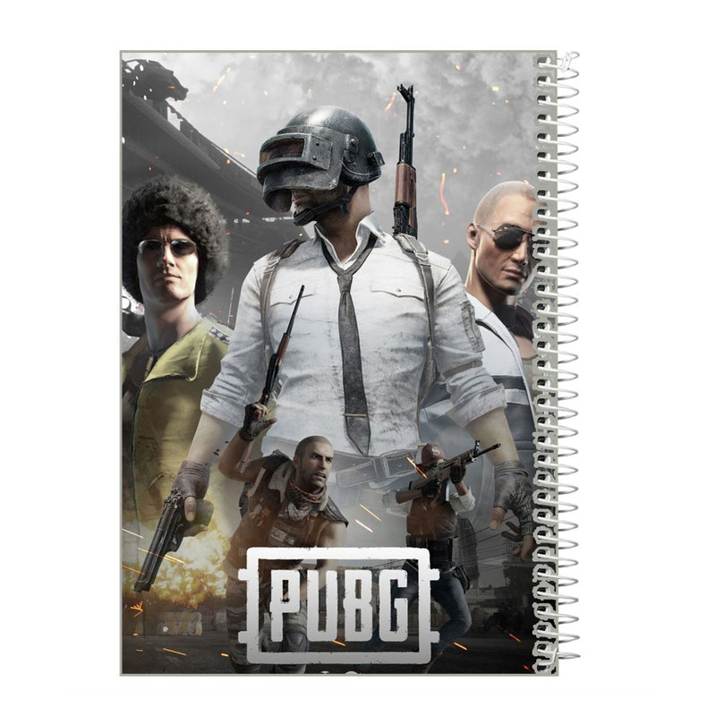 دفتر مشق 60 برگ طرح PubG کد f413