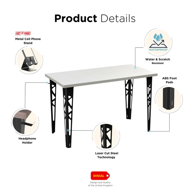 میز تحریر دینیال مدل هندسی کد DN12060