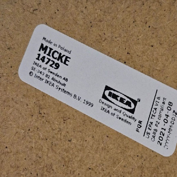 میز تحریر ایکیا مدل MICKE