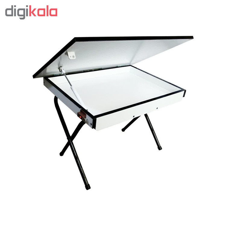 میز تحریر تاشو و تنظیم شو باکس دار سپهر یاس کد 80-2