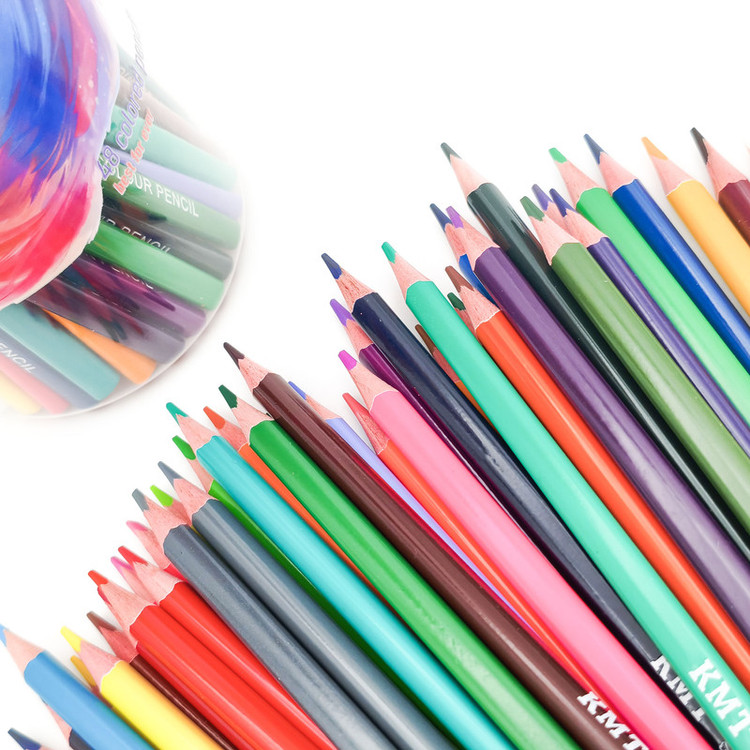مداد رنگی 48 رنگ کی ام تی مدل Creative artist طرح روباه