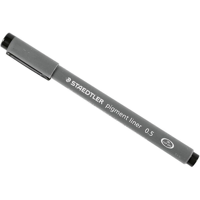 راپید استدلر مدل 308 Pigment Liner با قطر نوشتاری 0.5 میلی متر