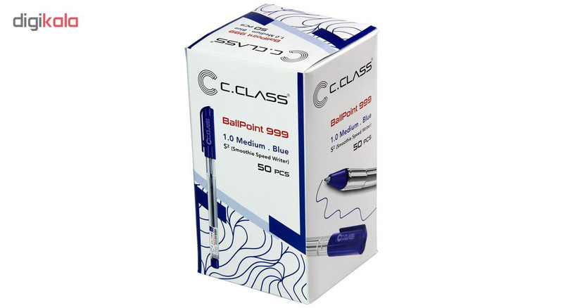 خودکار سی کلاس مدل 999 Ballpoint بسته 50 عددی