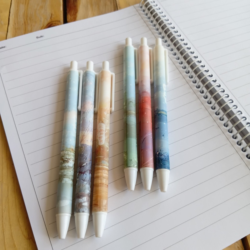 خودکار 0.5 میلی متری مدل Nature Seasons Rainbow بسته 6 عددی