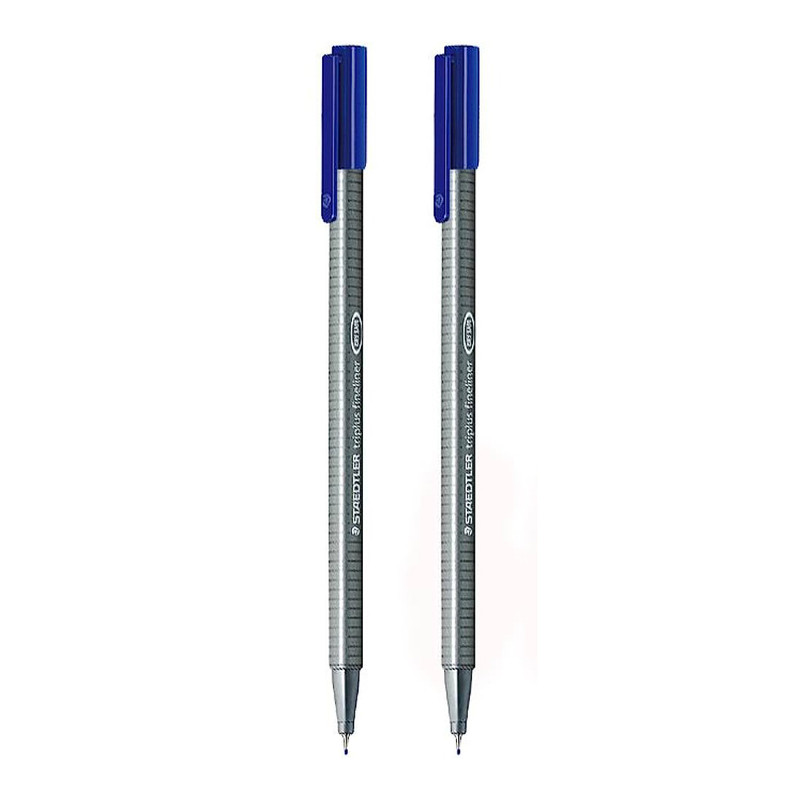 روان نویس استدلر مدل Triplus Fineliner کد B-334-0.3 مجموعه 2 عددی