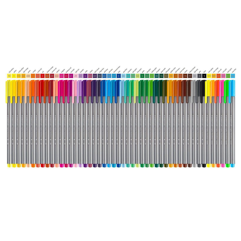 روان نویس استدلر مدل triplus fineliner brilliant colours بسته 48 عددی