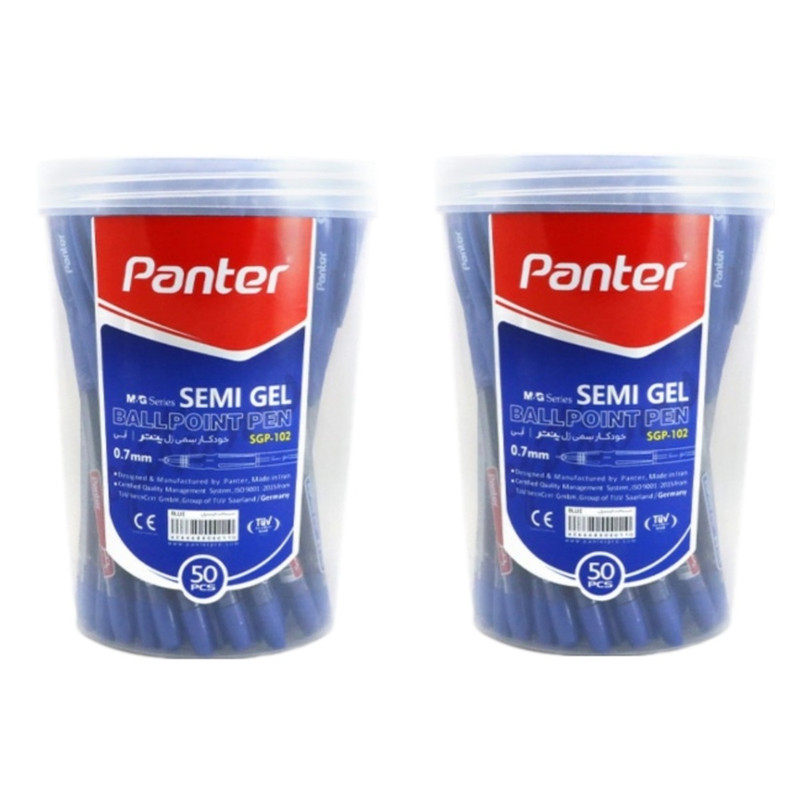 خودکار پنتر مدل Semi gel 102 بسته 100 عددی