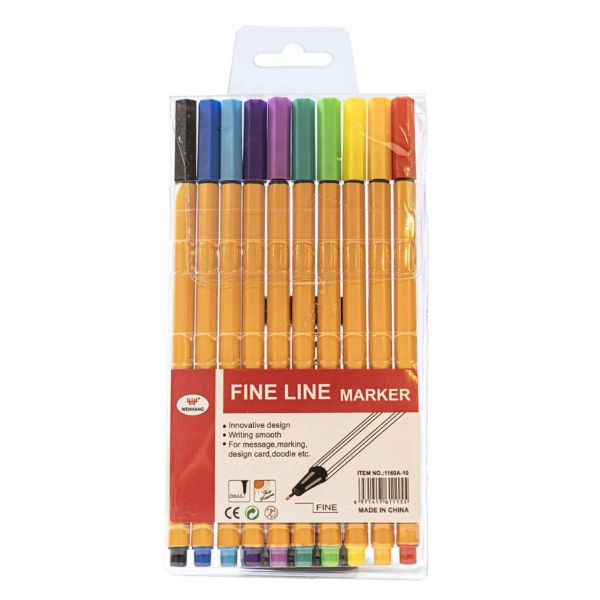 روان نویس مدل Fine Line مجموعه 10 عددی