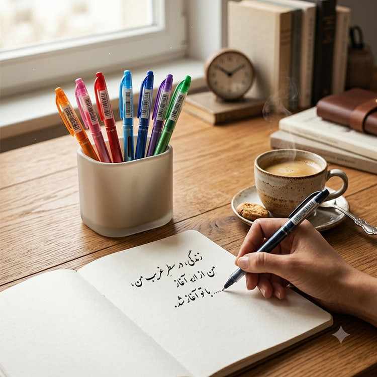 روان نویس 0.5 میلیمتری سی.کلاس مدل ژله ای بسته 8عددی