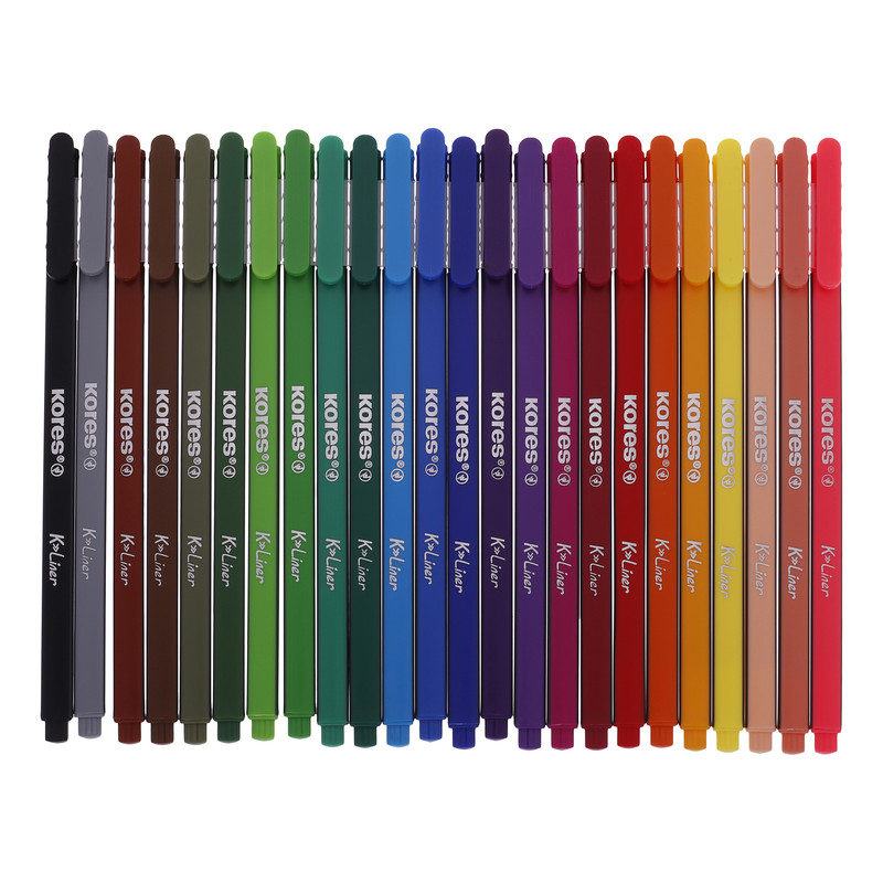 روان نویس کورس مدل fine liner  بسته 24 عددی