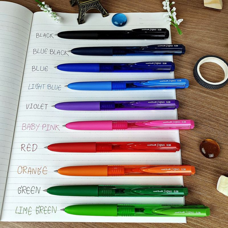 روان نویس یونی بال مدل my bujo Neon color بسته 12 عددی