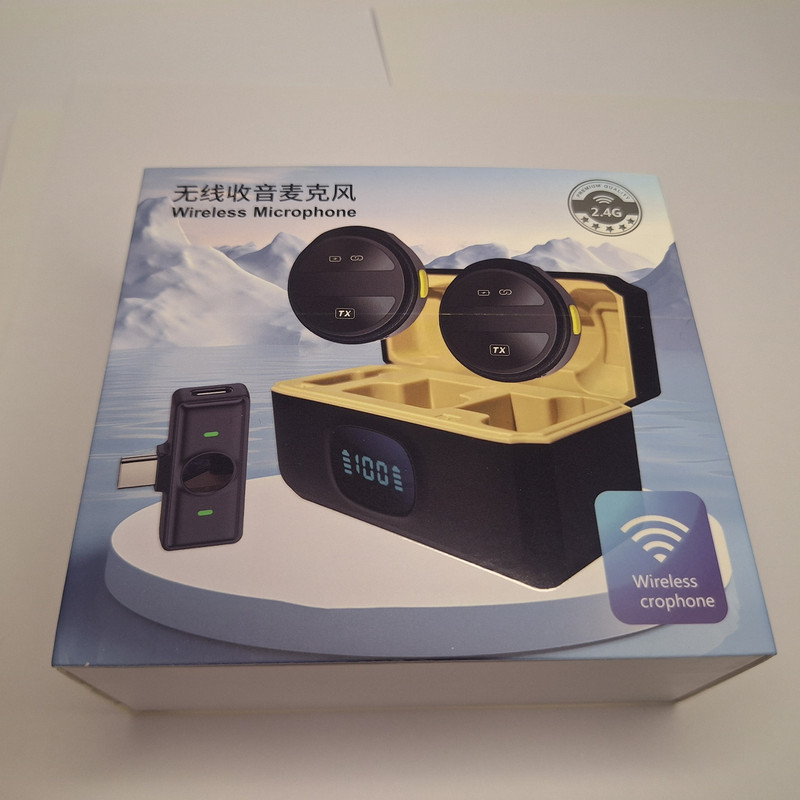 ست میکروفون بی سیم مدل pro2 با درگاه اتصال تایپ سی