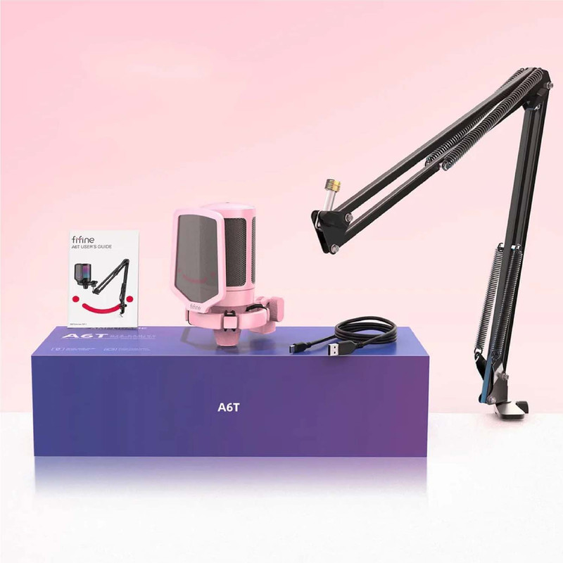 میکروفن کندانسر گیمینگ فای فاین مدل AMPLIGAME A6T