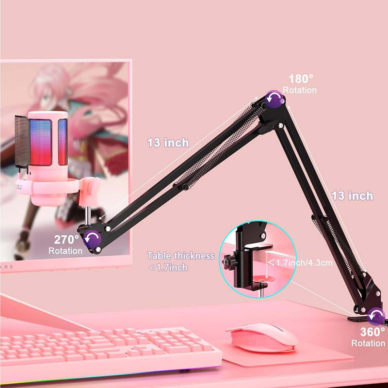 میکروفن کندانسر گیمینگ فای فاین مدل AMPLIGAME A6T