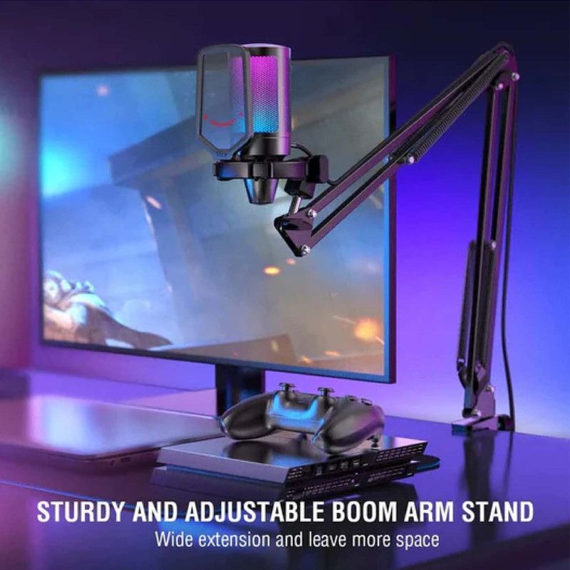 میکروفن کندانسر گیمینگ فای فاین مدل AMPLIGAME A6T