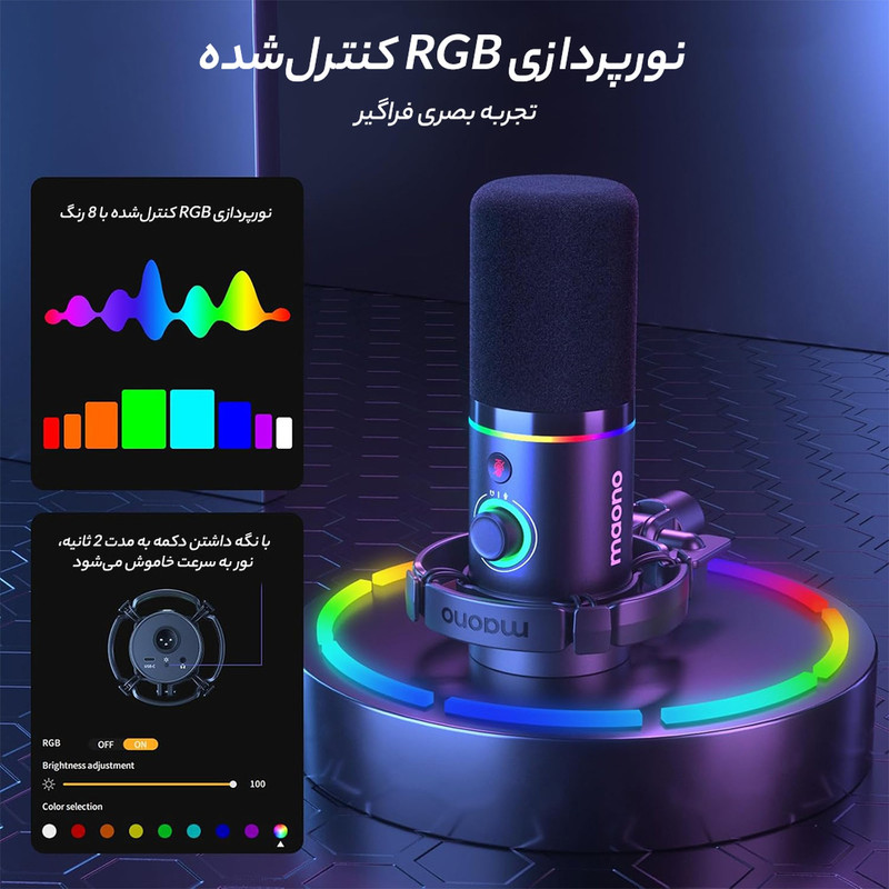 میکروفن کندانسر مائونو مدل PD200X