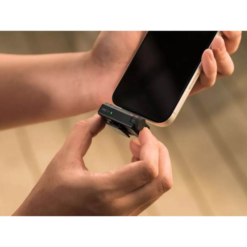 میکروفن یقه ای دی جی آی مدل DJI Mic Mini 2 (2 TX + 1 RX + Charging Case) با درگاه اتصال USB Type-C