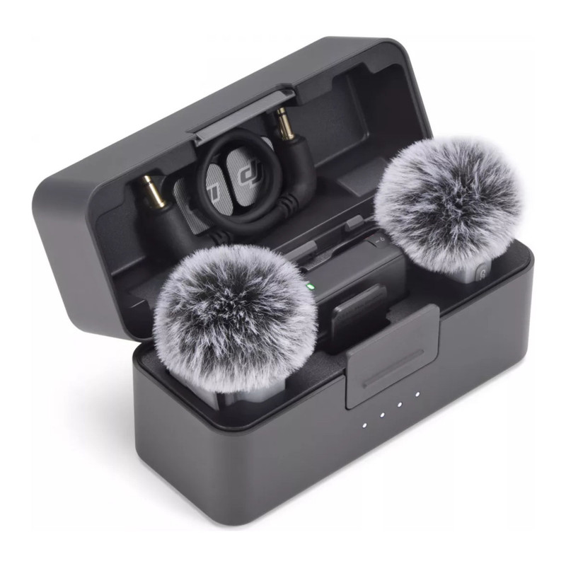 میکروفن یقه ای دی جی آی مدل DJI Mic Mini 2 (2 TX + 1 RX + Charging Case) با درگاه اتصال USB Type-C