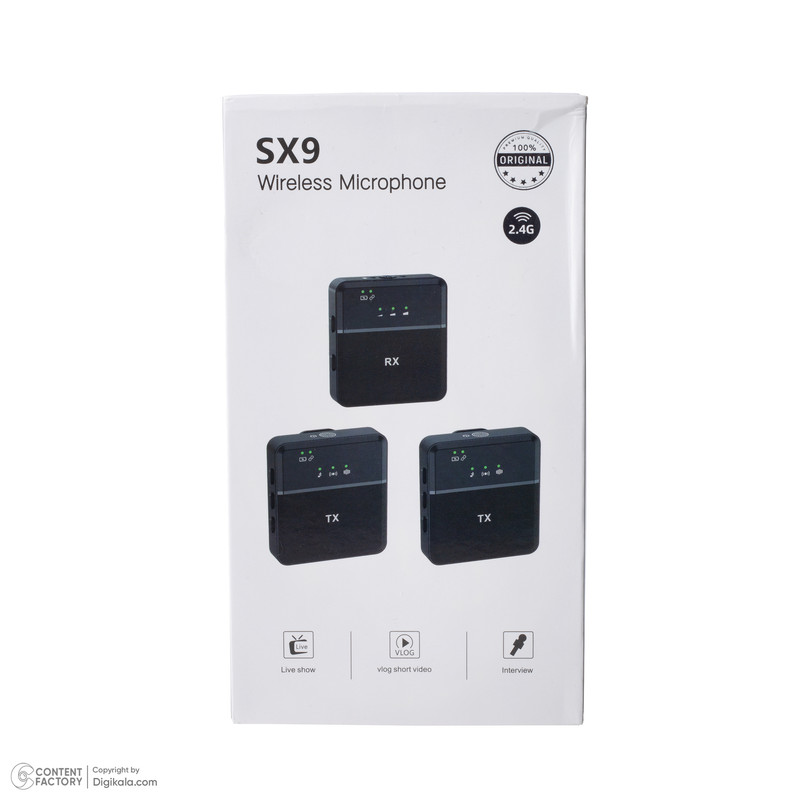 میکروفن یقه ای مدل SX9