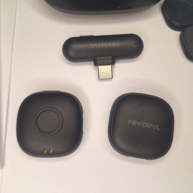 ست میکروفون بی سیم پاورفول مدل v36 با درگاه اتصال تایپ سی