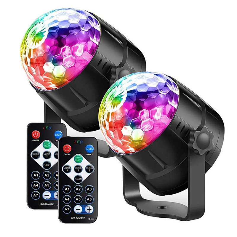 رقص نور مدل LED RGB مجموعه دو عددی