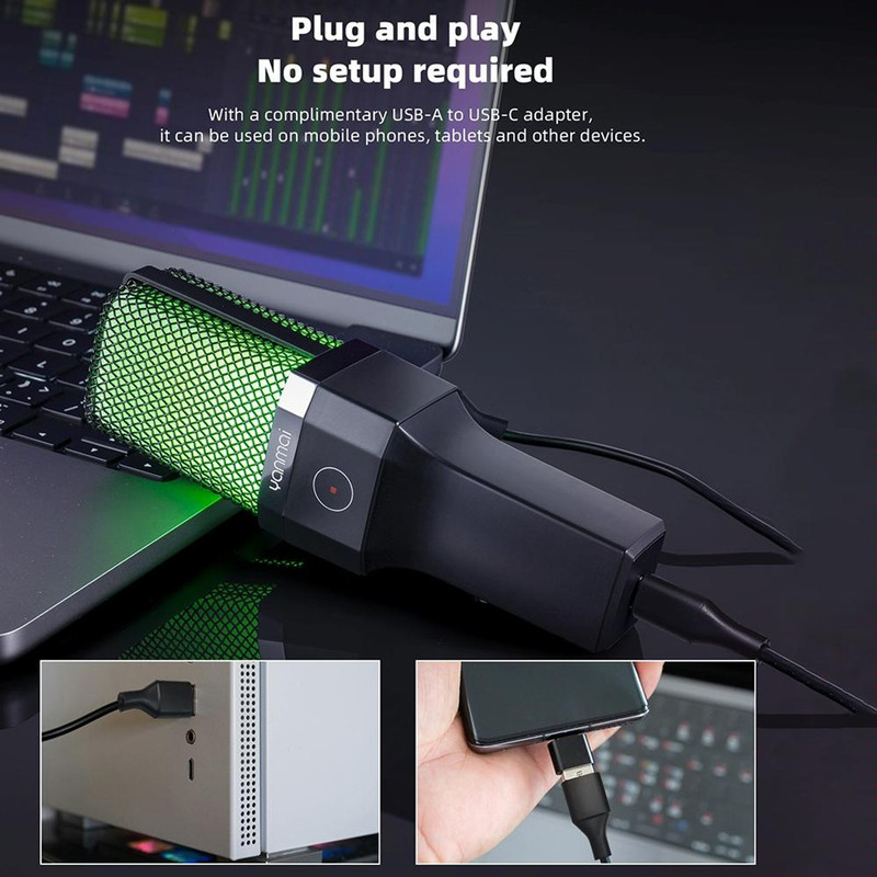 میکروفون استودیویی بیسیم یانمای مدل SF-777W