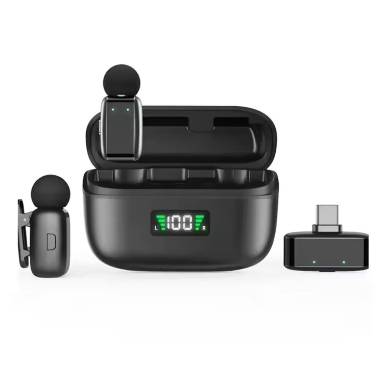 ست میکروفن بی سیم مدل SX35 mini با درگاه اتصال تایپ سی