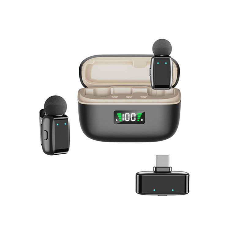 ست میکروفن بی سیم مدل SX35 mini با درگاه اتصال تایپ سی