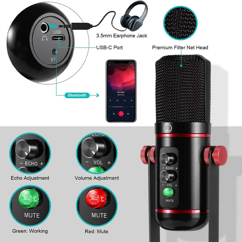 میکروفن کندانسر مدل GA-200