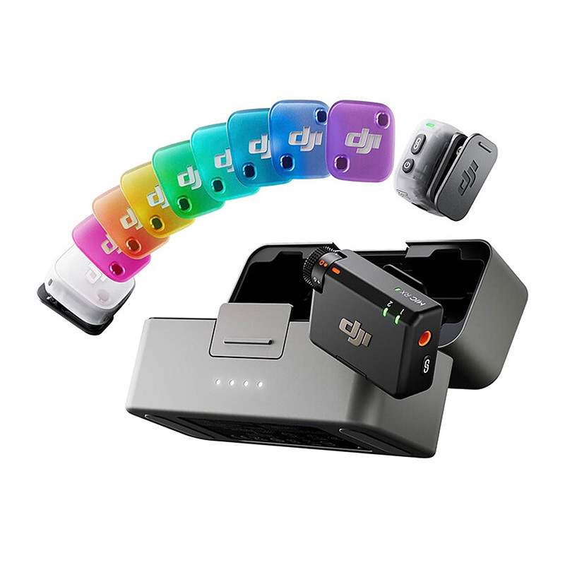 ست میکروفن بی سیم دی جی آی مدل Mic Mini 2 دوکاربره با درگاه اتصال Type-c