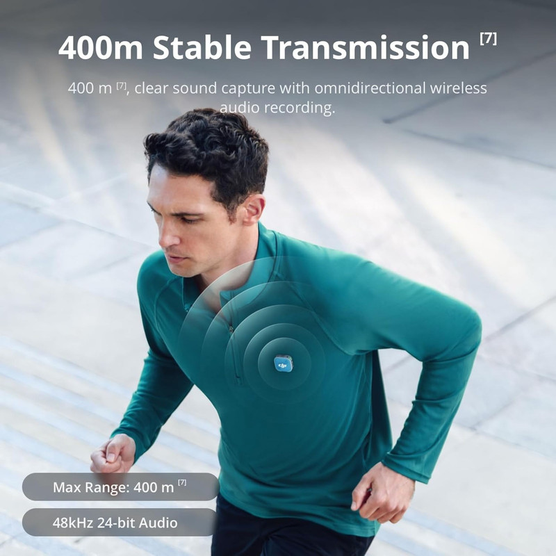 میکروفن بی سیم دی جی آی مدل DJI Mic Mini2 1TX+Mobile RX+Charging Case با درگاه اتصال USB Type-C