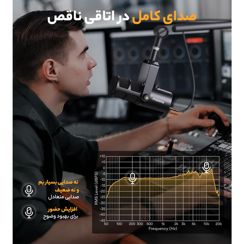 میکروفن کندانسر مائونو مدل PD400x