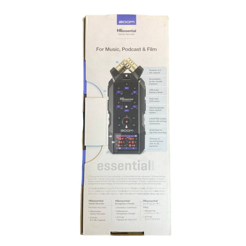 ضبط کننده حرفه ای صدا زوم مدل H6 essential