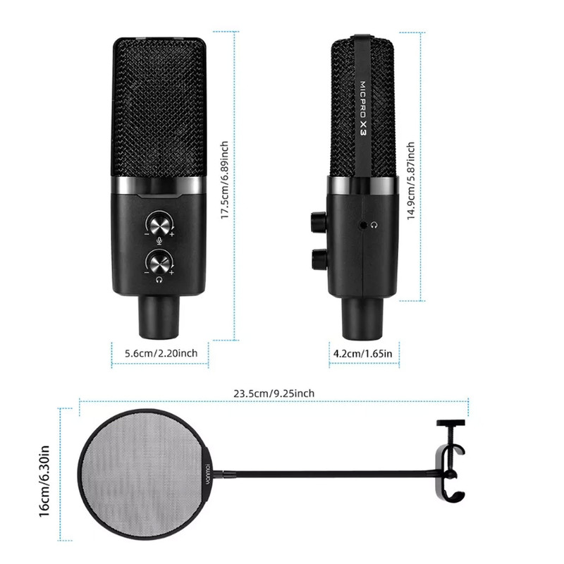 میکروفون کاندنسر یانمای مدل MICPRO X3