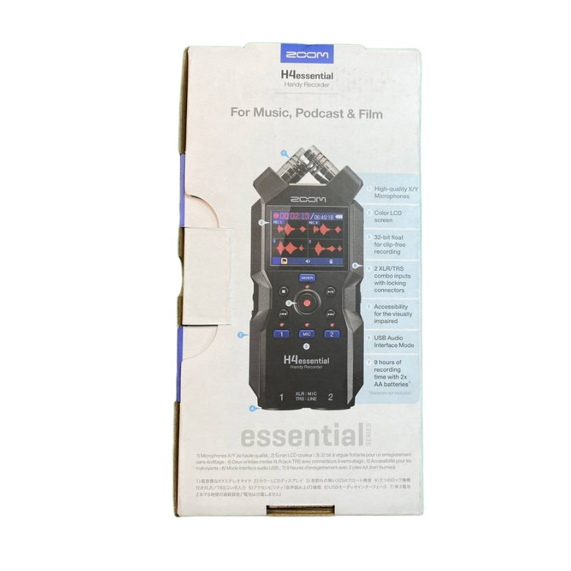 ضبط کننده حرفه ای صدا زوم مدل H4 essential