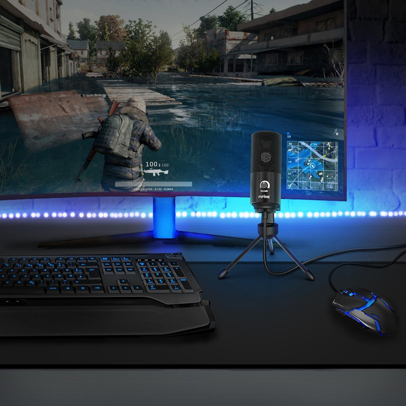 میکروفن کندانسر فای فاین مدل K669B با درگاه اتصال USB