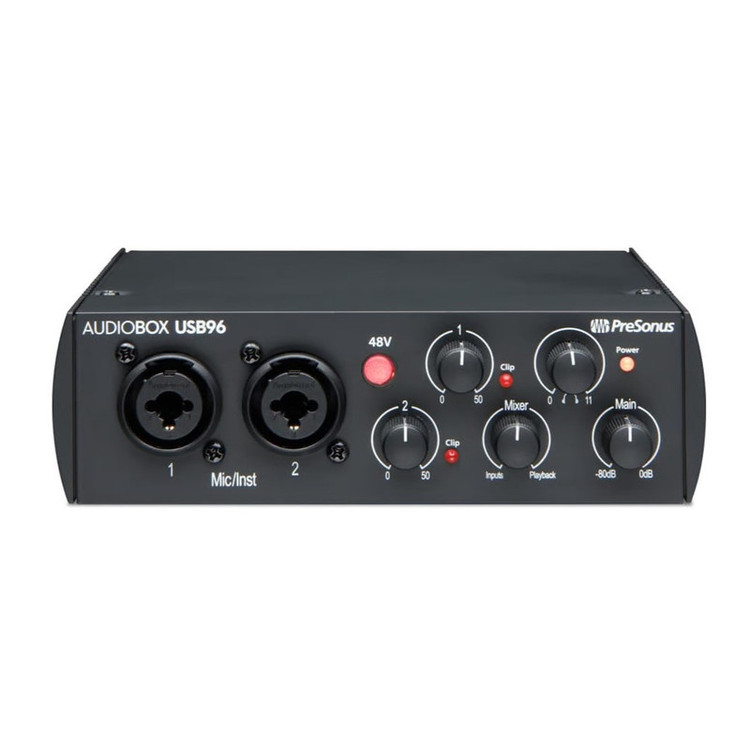کارت صدا استودیو پریسونوس مدل AudioBox USB 96 Complete مجموعه 4 عددی
