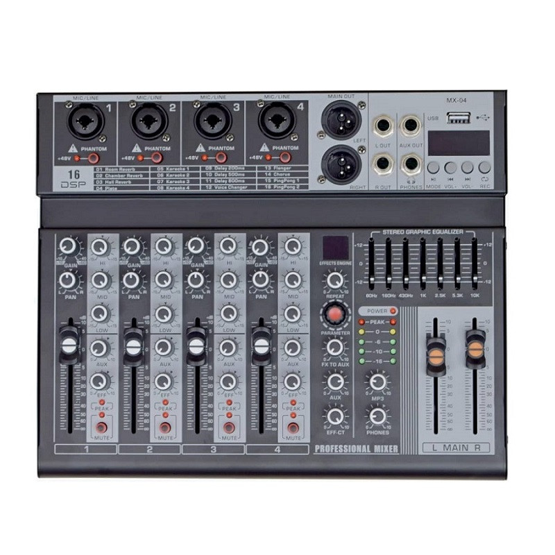 میکسر صدا مدل MX-04 99DSP