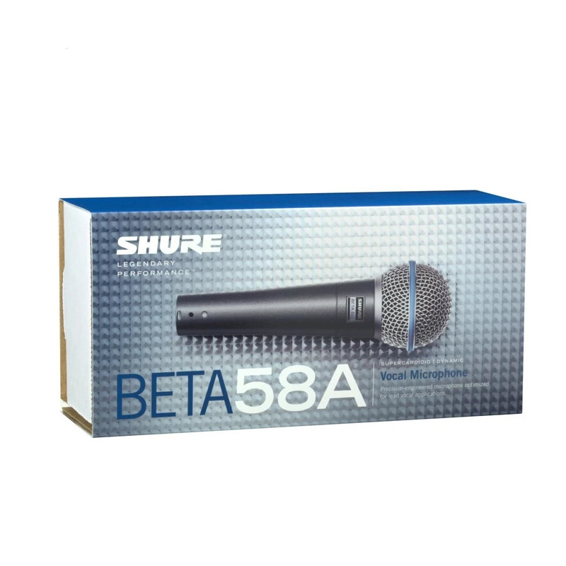 میکروفن داینامیک شور مدل BETA 58 A با درگاه اتصال XLR