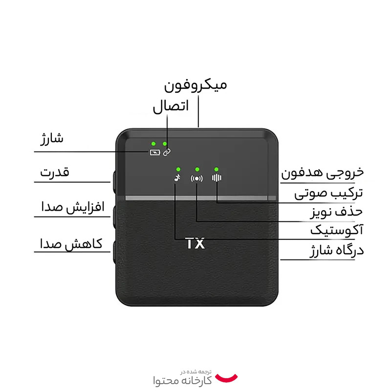 میکروفن یقه ای مدل answer SX31 dual