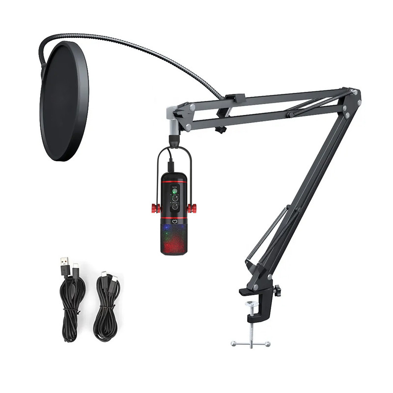 میکروفون کاندنسر جم آدیو مدل GA-200USB Kit