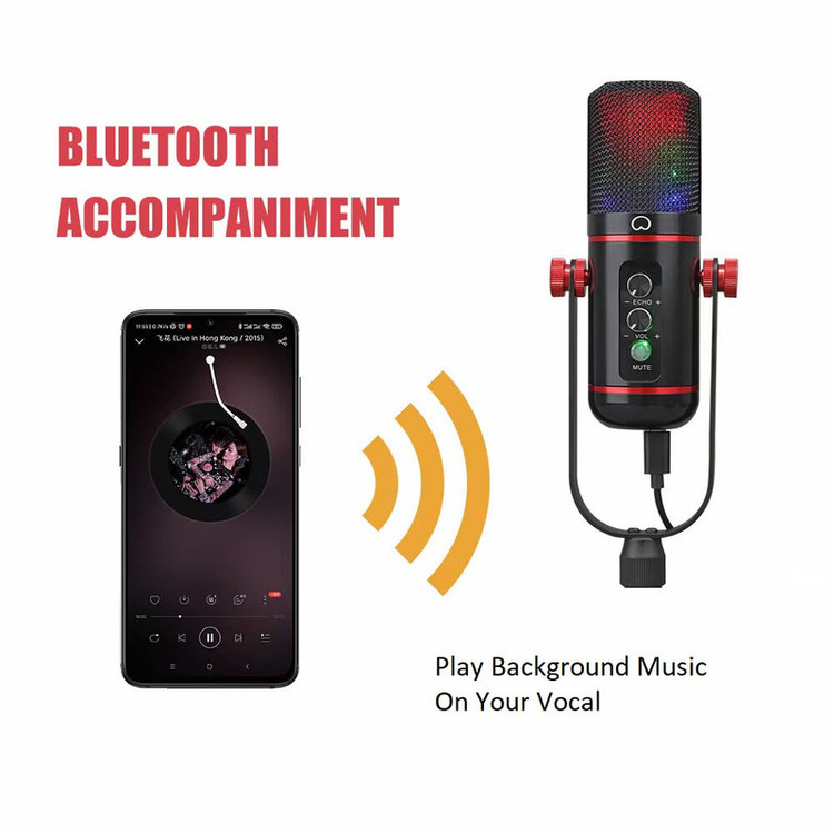 میکروفون کاندنسر جم آدیو مدل GA-200USB Kit