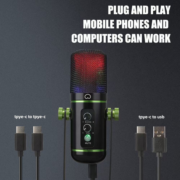میکروفون کاندنسر جم آدیو مدل GA-200USB Kit