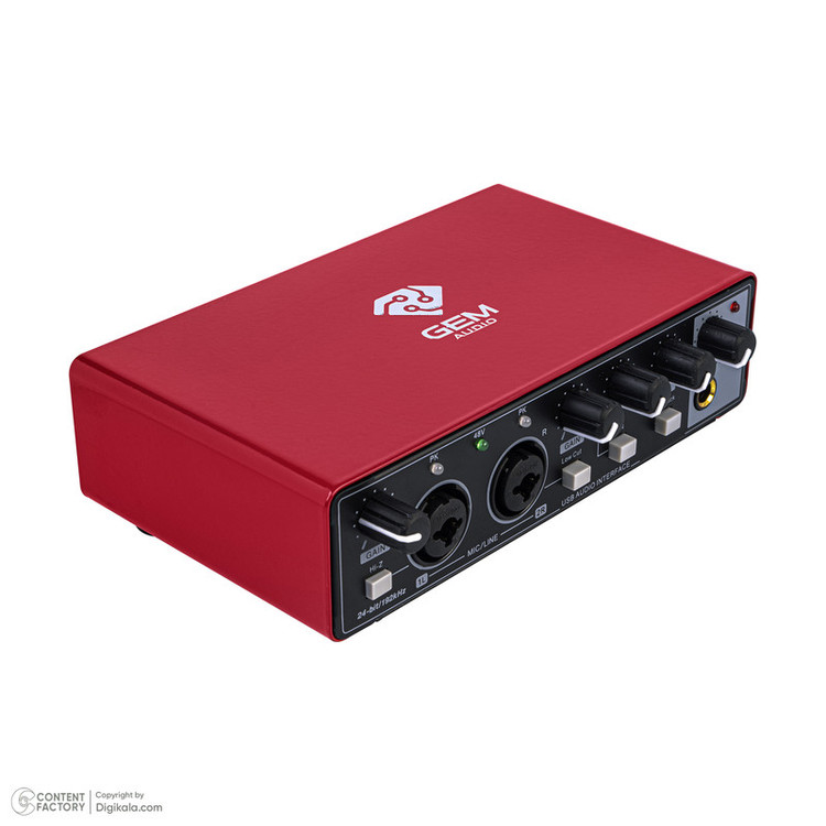 میکروفون استودیویی جم آدیو مدل GA-800 به همراه کارت صدا و هدفون مانیتورینگ