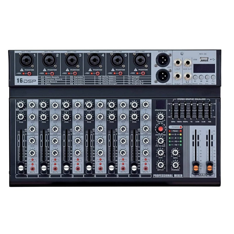 میکسر صدا مدل MX-06 99DSP