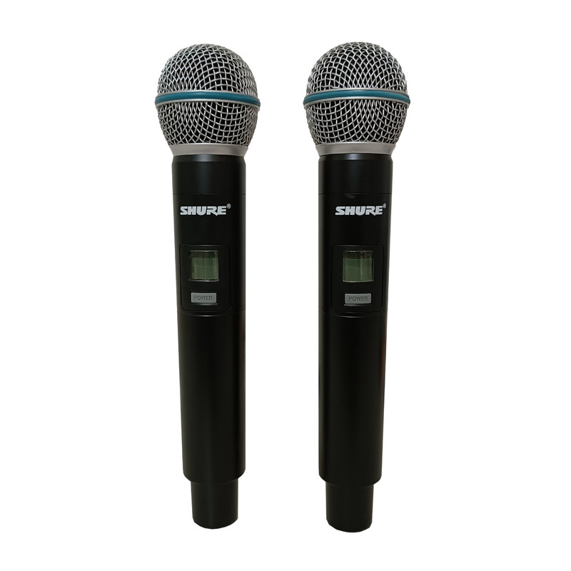 ست میکروفن بی سیم شور مدل GLXD4-UHF با درگاه اتصال XLR