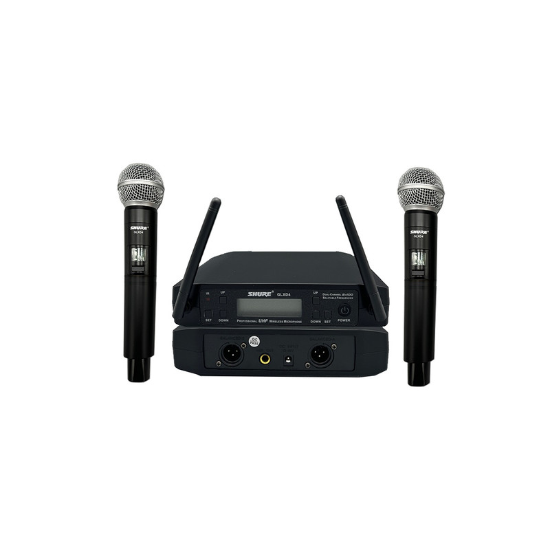 ست میکروفن بی سیم شور مدل GLXD4-UHF با درگاه اتصال XLR