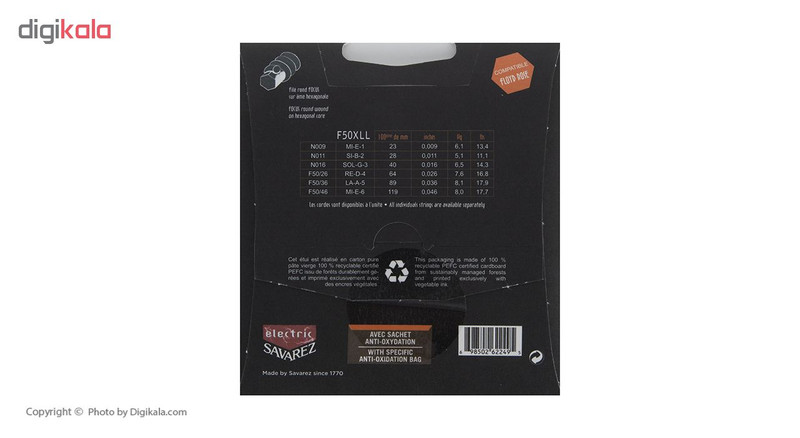سیم گیتار الکتریک ساوارز مدل F50XLL