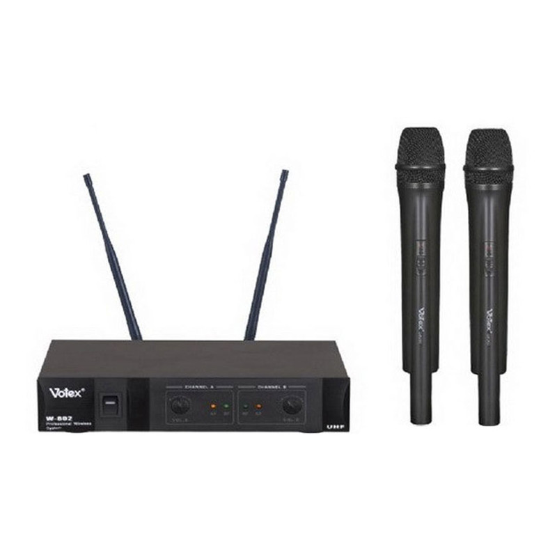 ست میکروفن بیسیم وتکس مدل W-802