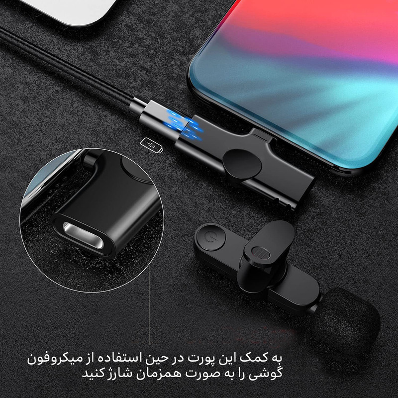 میکروفن یقه ای مدل K1-TypeC